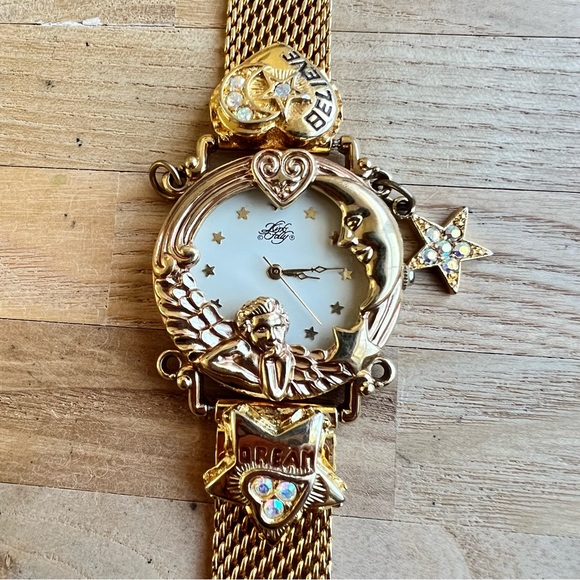 Kirks Folly Accessories - Vintage Kirks Folly Angel Time 15th anniversary ladies Watch NEW BATTERY